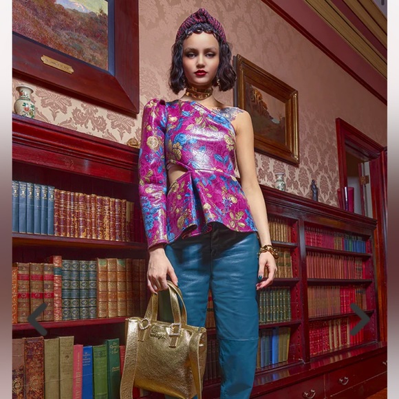 Autumn Adeigbo Lykke Blouse size 6 - Picture 12 of 12